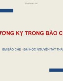 Bài giảng Tương kỵ trong bào chế - ĐH Nguyễn Tất Thành