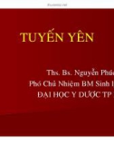 Bài giảng Sinh lý sinh sản - ThS.BS. Nguyễn Phúc Hậu