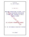 Luận văn Thạc sĩ Khoa học Kinh tế: Hoàn thiện công tác quản lý thuế nội địa đối với các doanh nghiệp dân doanh tại Chi cục Thuế thành phố Đồng Hới, tỉnh Quảng Bình