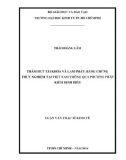 Luận văn thạc sĩ Kinh tế: Thâm hụt tài khóa và lạm phát - Bằng chứng thực nghiệm tại Việt Nam thông qua phương pháp kiểm định biên