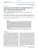 Báo cáo y học: Aplasia and Agenesis of the Frontal Sinus in Turkish Individuals: A Retrospective Study Using Dental Volumetric Tomograph