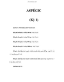 ASPÉGIC (Kỳ 1)