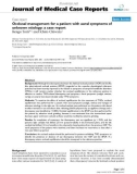 Báo cáo khoa hoc: Occlusal management for a patient with aural symptoms of unknown etiology: a case report