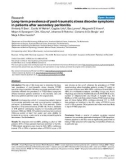 Báo cáo khoa học: Long-term prevalence of post-traumatic stress disorder symptoms in patients after secondary peritonitis