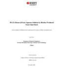 Master's thesis of Applied Science: Pb (II) Removal from Aqueous Solution by Biochar Produced from Giant Reed