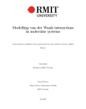 Master's thesis of Science (Applied Physics): Modelling van der Waals interactions in molecular systems