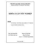 Đề tài ' Áp dụng thương mại điện tử trong giao nhận hàng hóa'