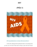 HIV (Phần 1)