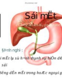 Bài giảng Sỏi mật (cholelithiasis, gallstones)