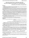 Tình trạng sống còn của trẻ em bị viêm thận do lupus tại Bệnh viện Nhi Đồng 2 từ năm 2010 đến 2018