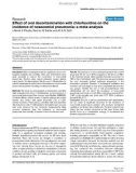 Báo cáo khoa học: A Effect of oral decontamination with chlorhexidine on the incidence of nosocomial pneumonia: a meta-analysis