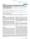 Báo cáo khoa học: Incidence of low central venous oxygen saturation during unplanned admissions in a multidisciplinary intensive care unit: an observational study