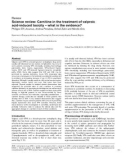 Báo cáo khoa học: Science review: Carnitine in the treatment of valproic acid-induced toxicity – what is the evidence