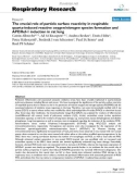 Báo cáo y học: The crucial role of particle surface reactivity in respirable quartz-induced reactive oxygen/nitrogen species 