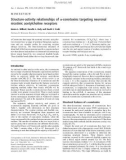 Báo cáo khoa học: Structure-activity relationships of a-conotoxins targeting neuronal nicotinic acetylcholine receptors