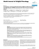 Báo cáo khoa học: Comparison of immunohistochemistry (IHC) and fluorescence in situ hybridization (FISH) assessment for Her-2 status in breast cancer