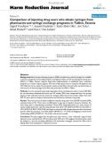 báo cáo khoa học: Comparison of injecting drug users who obtain syringes from pharmacies and syringe exchange programs in Tallinn, Estonia