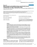 Báo cáo y học: Microvascular permeability during experimental human endotoxemia: an open intervention study