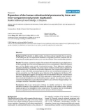 Báo cáo y học: Expansion of the human mitochondrial proteome by intra- and inter-compartmental protein duplication