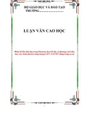 LUẬN VĂN CAO HỌC: Phân bố liều hấp thụ trong Phantom theo bề dày và khoảng cách đến trục của chùm photon năng lượng 6 MV và 15 MV dùng trong xạ trị