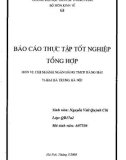 Báo cáo thực tập tốt nghiệp: Thực trạng hoạt động kinh doanh của chi nhánh ngân hàng TMCP Hàng Hải Hà Nội