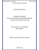 Tóm tắt luận án Tiến sĩ Luật học: Nghiên cứu so sánh cơ quan thanh tra quốc hội trên thế giới và khả năng áp dụng ở Việt Nam