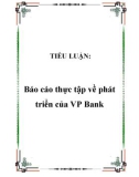 TIỂU LUẬN: Báo cáo thực tập về phát triển của VP Bank