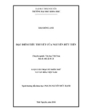 Luận văn Thạc sĩ Ngôn ngữ và Văn hóa Việt Nam: Đặc điểm tiểu thuyết của Nguyễn Hữu Tiến
