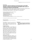 Báo cáo y học: Correction: Clinical response to discontinuation of anti-TNF therapy in patients with ankylosing spondylitis after 3 years of continuous treatment with infliximab