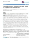 Báo cáo y học: Clinical aspects and cytokine response in severe H1N1 influenza A virus infection