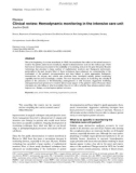 Báo cáo y học: Clinical review: Hemodynamic monitoring in the intensive care unit