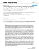 Báo cáo y học: Treatment patterns and clinical characteristics prior to initiating depot typical antipsychotics for nonadherent schizophrenia patients