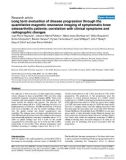 Báo cáo y học: Long term evaluation of disease progression through the quantitative magnetic resonance imaging of symptomatic knee osteoarthritis patients: correlation with clinical symptoms and radiographic change