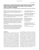 Báo cáo y học: Comparison of procalcitonin (PCT) and C-reactive protein (CRP) plasma concentrations at different SOFA scores during the course of sepsis and MODS