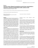 Báo cáo y học: Clinical review: Beyond immediate survival from resuscitation – long-term outcome considerations after cardiac arrest