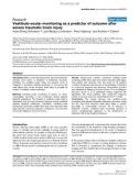 Báo cáo y học: Vestibulo-ocular monitoring as a predictor of outcome after severe traumatic brain injury