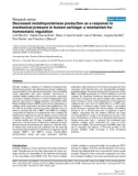 Báo cáo y học: Decreased metalloproteinase production as a response to mechanical pressure in human cartilage: a mechanism for homeostatic regulatio