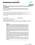 Báo cáo y học: The effects of interleukin-8 on airway smooth muscle contraction in cystic fibrosis