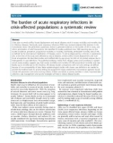 Báo cáo y học: The burden of acute respiratory infections in crisis-affected populations: a systematic review