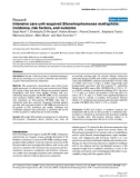 Báo cáo khoa học: Intensive care unit-acquired Stenotrophomonas maltophilia: incidence, risk factors, and outcome.