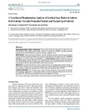 Báo cáo y học: A Voxel-based Morphometric Analysis of Cerebral Gray Matter in Subcortical Ischemic Vascular Dementia Patients and Normal Aged Controls