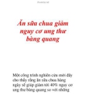 Ăn sữa chua giảm nguy cơ ung thư bàng quang