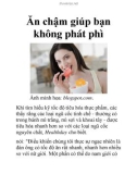 Ăn chậm giúp bạn không phát phì