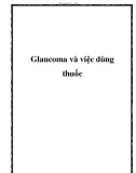 Glaucoma và việc dùng thuốc