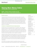 Raising More Money Online with Independent/Third-Party Fundraising Events