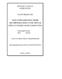 Luận văn Thạc sĩ Quản trị kinh doanh: Tăng cường kiểm soát nội bộ chu trình bán hàng và thu tiền tại Công ty cổ phần Vicem VLXD Đà Nẵng