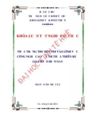 Khóa luận tốt nghiệp Kinh tế và phát triển: Thực trạng thu hút FDI vào lĩnh vực công nghệ cao ở tỉnh Thừa Thiên Huế giai đoạn hiện nay