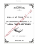 Khóa luận tốt nghiệp: Thực trạng công tác kiểm soát chi vốn đầu tư XDCB bằng nguồn NSNN qua KBNN tỉnh Thừa Thiên Huế