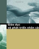 Bài giảng Giáo dục và phát triển nhân cách