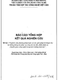 Nghiên cứu phương pháp luận và các giải pháp kỹ thuật cho hệ thống thông tin phục vụ công tác tư vấn, thẩm định và chuyển giao công nghệ trong môi trường Internet